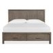 Westbourne Dark Umber King Storage Panel Bed