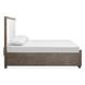 Westbourne Dark Umber and Milo Ivory California King Upholstered Panel Bed