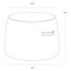 Noella Tobacco Tan Round Ottoman