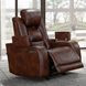 Chester Brown Power Glider Recliner with Power Headrest Footrest & USB Charging