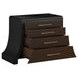 Eave Black and Brown 4 Drawer Accent Chest