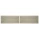 Glaze Bezel Rectangular Glass Top Console Table