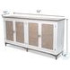 Hearthwood Sea Drift and White 4 Door Credenza
