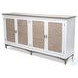 Hearthwood Sea Drift and White 4 Door Credenza