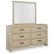 Calmoro Gray Wash and White Upholstered Bookcase Storage Panel Bedroom Set with USB Charging