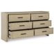 Calmoro Gray Wash and White Upholstered Bookcase Storage Panel Bedroom Set with USB Charging