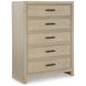Calmoro Gray Wash and White Upholstered Bookcase Storage Panel Bedroom Set with USB Charging