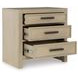 Calmoro Gray Wash and White Upholstered Bookcase Storage Panel Bedroom Set with USB Charging