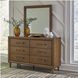 Lyncott Medium Brown Dresser with Mirror