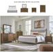 Lyncott Medium Brown And Gray Upholstered Queen Panel Bed
