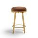 Oodle Bronze Performance Vegan Mohair Upholstered Counter Height Stool