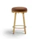 Oodle Bronze Performance Vegan Mohair Upholstered Counter Height Stool