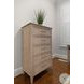 Harborview Glazed Driftwood 5 Drawer Chest