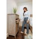 Harborview Glazed Driftwood 5 Drawer Chest