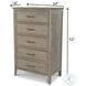 Harborview Glazed Driftwood 5 Drawer Chest