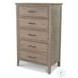 Harborview Glazed Driftwood 5 Drawer Chest