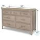 Harborview Glazed Driftwood 7 Drawer Dresser
