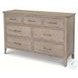 Harborview Glazed Driftwood 7 Drawer Dresser