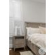 Harborview Glazed Driftwood King Bed with Storage