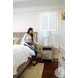 Harborview Glazed Driftwood King Bed with Storage