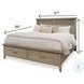 Harborview Glazed Driftwood Storage Bedroom Set