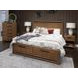 Everpine Honey Wheat Storage Panel Bedroom Set