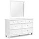 Fortman White Storage Panel Bedroom Set
