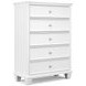 Fortman White Storage Panel Bedroom Set
