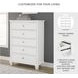 Fortman White Drawer Chest