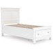 Fortman White Twin Storage Panel Bed