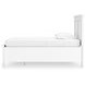 Fortman White Twin Storage Panel Bed