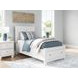Fortman White Twin Storage Panel Bed
