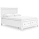 Fortman White Storage Panel Bedroom Set