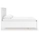 Fortman White Queen Storage Panel Bed