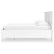 Fortman White California King Storage Panel Bed