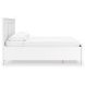 Fortman White California King Storage Panel Bed