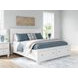 Fortman White California King Storage Panel Bed