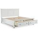 Fortman White King Storage Panel Bed