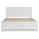 Fortman White King Storage Panel Bed