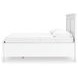 Fortman White Full Storage Panel Bed