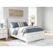 Fortman White Full Storage Panel Bed