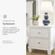 Fortman White Nightstand