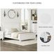 Fortman White Queen Panel Bed