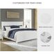Fortman White King Panel Bed