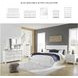 Fortman White California King Panel Bed