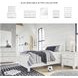 Fortman White Twin Panel Bed