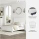 Fortman White Full Panel Bed