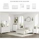 Fortman White Full Panel Bed