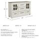 Shaybrock Antique White And Brown Dresser
