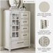 Shaybrock Antique White And Brown Door Chest